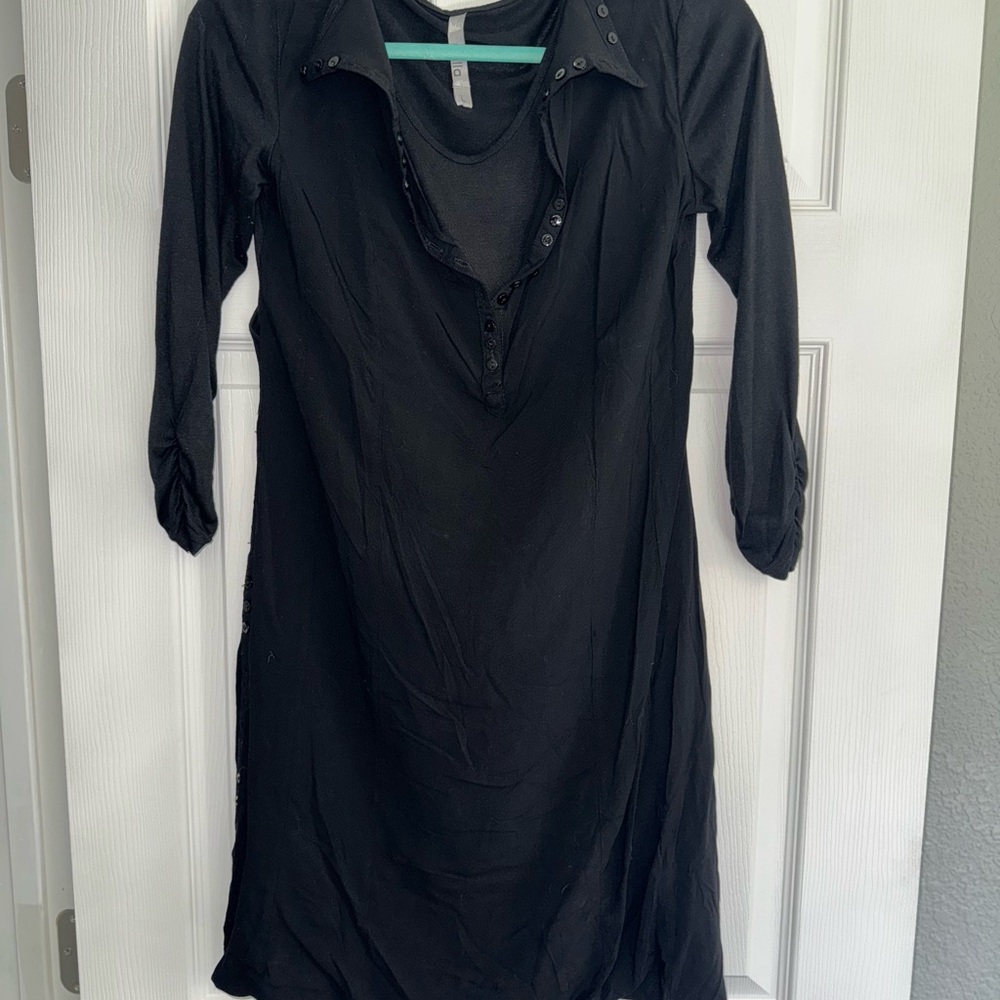 Elegant Black Women's Dress